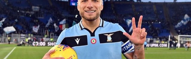  拉齐奥依靠因莫比莱帽子戏法四比一横扫博洛尼亚  